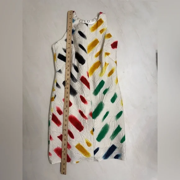 Milly Color Brushstroke Textured Sleeveless Dress – Size 2 – Made in USA - Picture 8 of 8